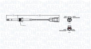 Sensor, avgasstempertur