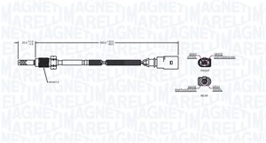 Sensor, avgasstempertur