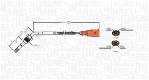 Sensor, avgasstempertur