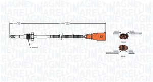 Sensor, avgasstempertur