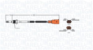 Sensor, avgasstempertur