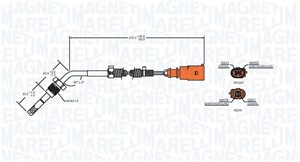 Sensor, avgasstempertur