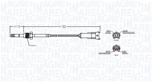 Sensor, avgasstempertur