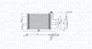 Kondensor klimatanläggning skoda felicia cube van 6U0.820.339 6U0.820.339A 6U0.820.399