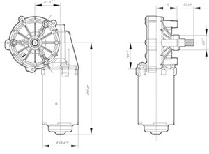 Viskermotor, Foran