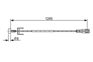 Kabel, parkeringsbremse