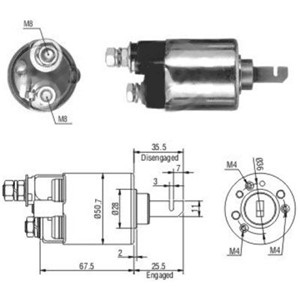 Magnetbryter, starter