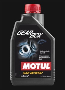 Akselgirolje Motul Gearbox 80W-90 GL-4 GL-5, 1L, Bakaksel, Foran