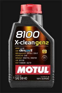 Bilde av Motorolje Motul 8100 X-clean Gen2 5w-40, Universal