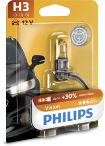 Halogenlampe PHILIPS Vision H3 PK22s