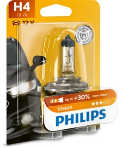 Halogenlampe&#160; PHILIPS Vision H4 P43t-38