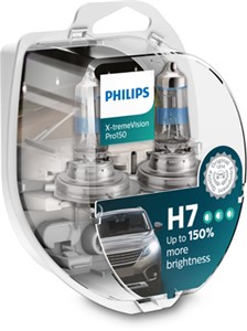 Halogeenilamppu PHILIPS X-tremeVision Pro150 H7 PX26d