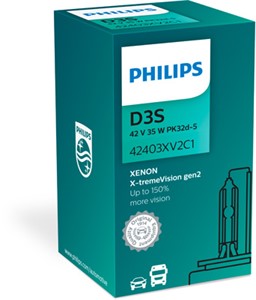 Xenonp&#230;re PHILIPS Xenon X-tremeVision gen2 D3s PK32d-5