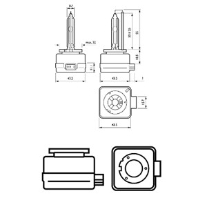 Xenonp&#230;re PHILIPS Xenon X-tremeVision gen2 D3s PK32d-5