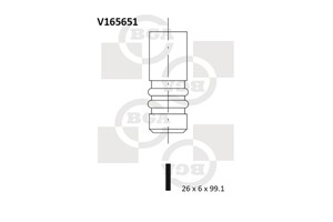 Bilde av Utløpsventil, Audi,seat,skoda,vw, 03l109611