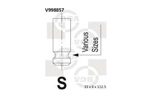 Bilde av Innløpsventil, Mitsubishi, Md159502, Md301193