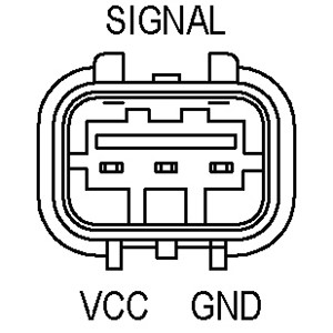 Sensor, kamakselposisjon