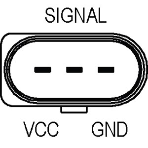 Sensor, kamakselposisjon