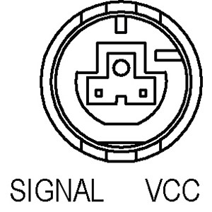 Sensor, hjulturtall, framaksel, H&#248;yre eller venstre