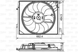 Ventilator, motorkj&#248;ling