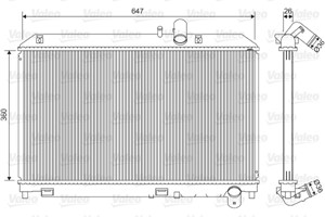 Radiator, motorkj&#248;ling