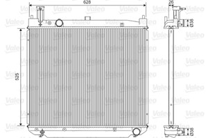 Radiator, motorkj&#248;ling