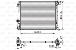 Radiator, motorkj&#248;ling