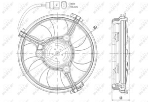 Ventilator, motorkj&#248;ling