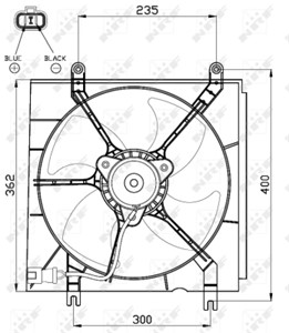 Ventilator, motorkj&#248;ling