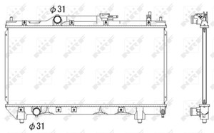 Radiator, motorkj&#248;ling