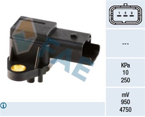 Sensor, suger&#248;rtrykk, Innsugningsmanifold