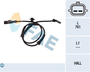 Sensor, hjulturtall, Framaksel