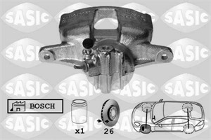 Bremsecaliper, Framaksel venstre