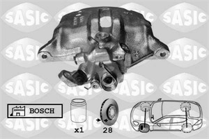 Bremsecaliper, Framaksel venstre