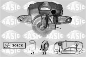 Bremsecaliper, Framaksel h&#248;yre