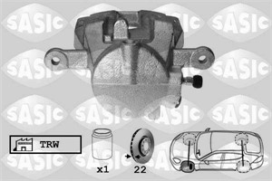 Bremsecaliper, Framaksel venstre