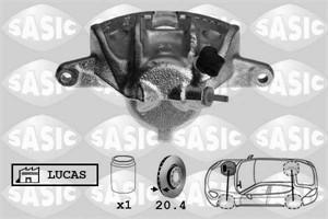 Bremsecaliper, Framaksel h&#248;yre