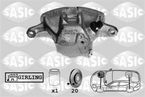 Bremsecaliper, Framaksel h&#248;yre