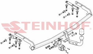 Tilhengerfeste, standard Nissa Almera Tino (v10)