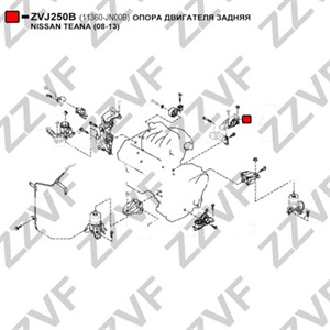 Holder, motoropphengning