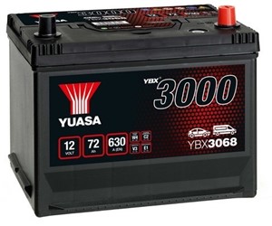 Yuasa  Batteri 12V 72Ah 630A
