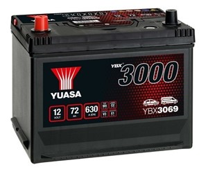 Yuasa  Batteri 12V 72Ah 630A