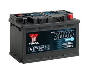 Yuasa EFB Start Stop Batteri 12V 75Ah 700A