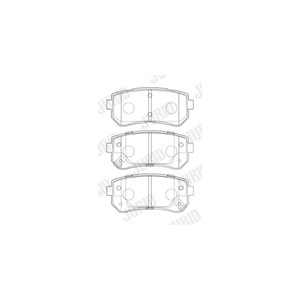 Bilde av Bremseklosser Sett, Bakaksel, Kia Cee'd, Cee'd Halvkombi, Cee'd Sw, Pro Cee'd, 583021ha00