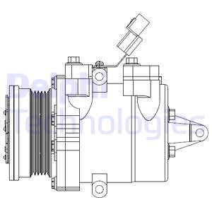 Kompressor klimatanläggning mitsubishi colt vi MN164472