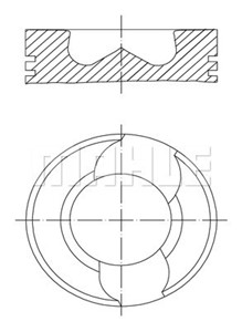 Stempel, Til sylinder 1, Til sylinder 2