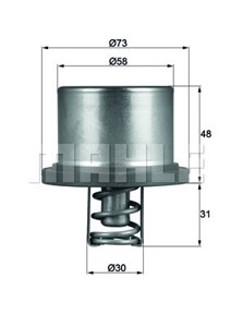 Termostat kylvätska porsche cayenne 948 106 125 01