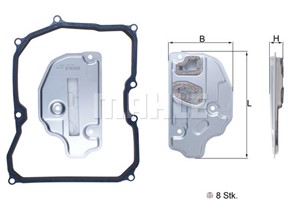 Hydraulikkfilter, automatikk