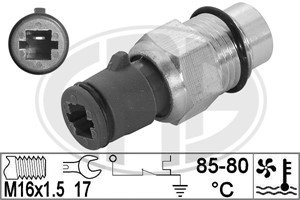 Temperaturbryter, radiator ventilator