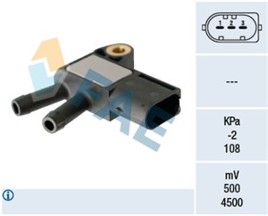 Sensor, avgasstrykk